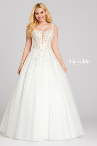 Ellie Wilde 120014 Lace Applique Ball Gown