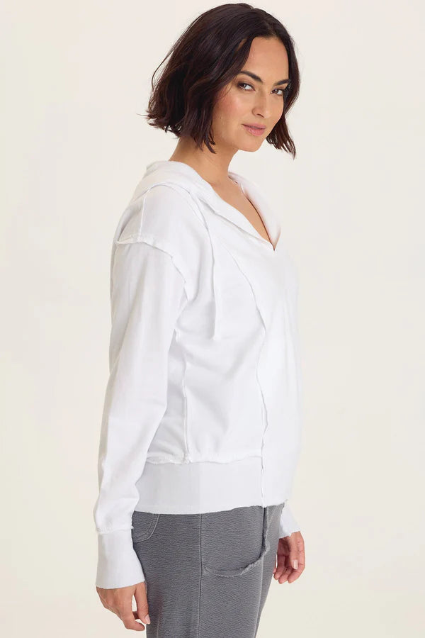 Rosalyn Hoodie | Lunaria, White
