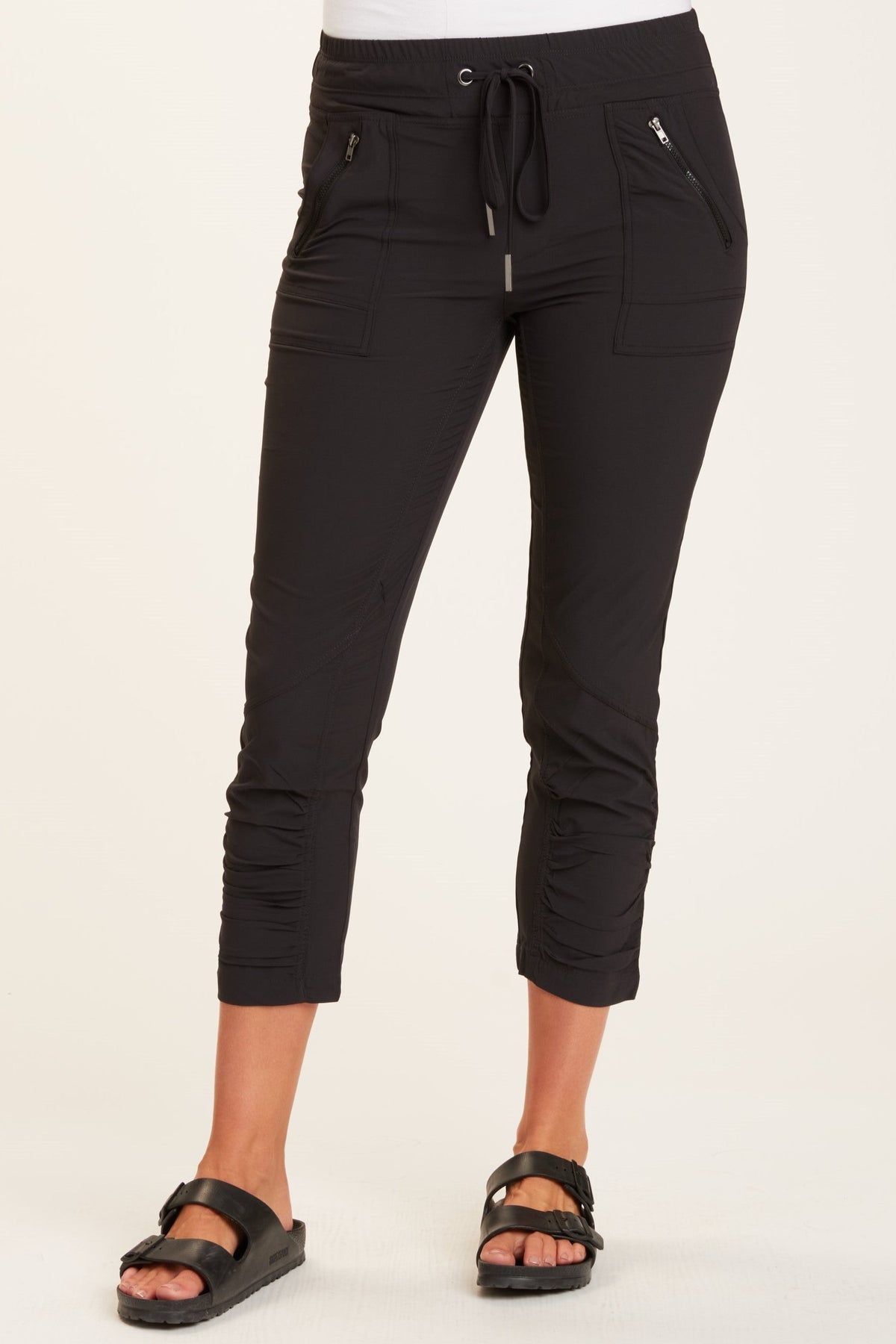 Aksana Legging | Black, Caspian, Charcoal