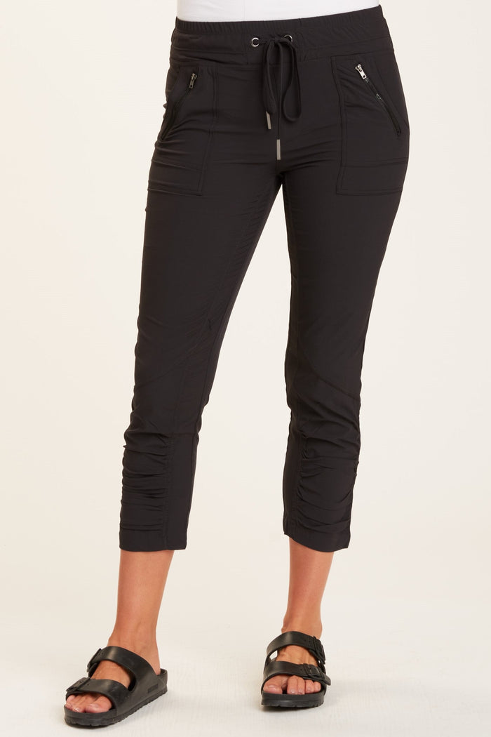Aksana Legging | Black, Caspian, Charcoal