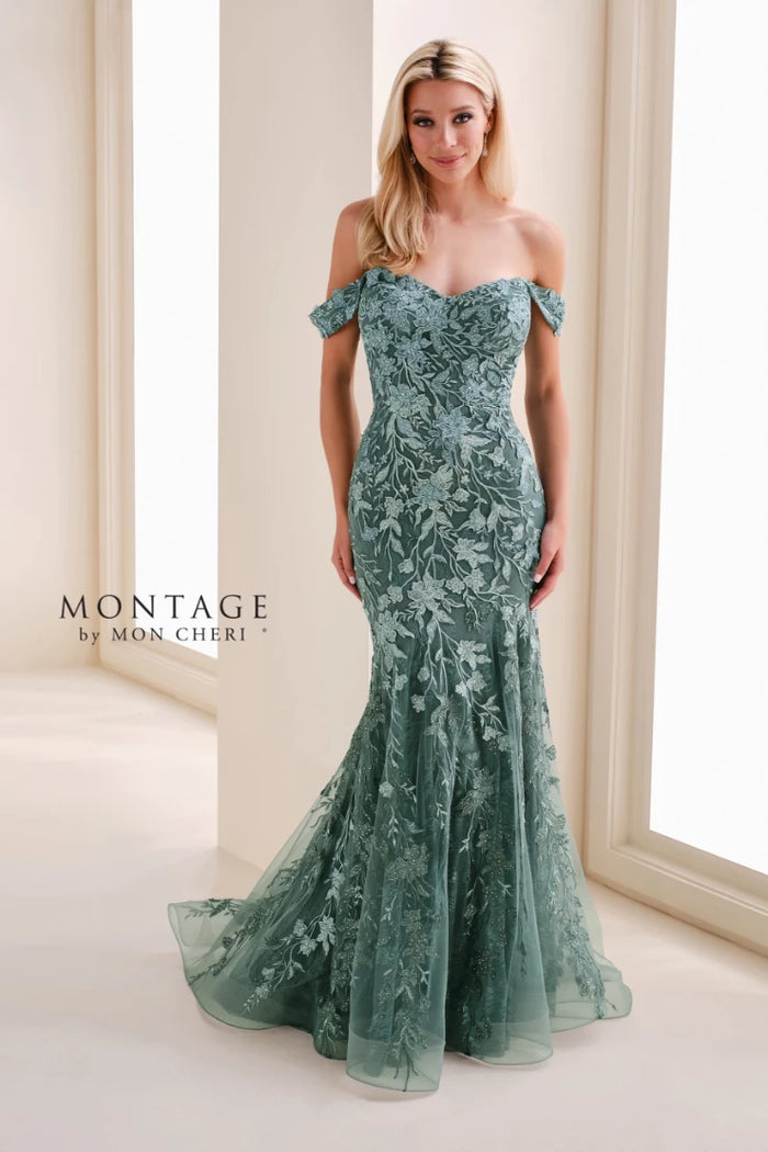 Montage M4210 Sweetheart Tulle Mermaid Gown