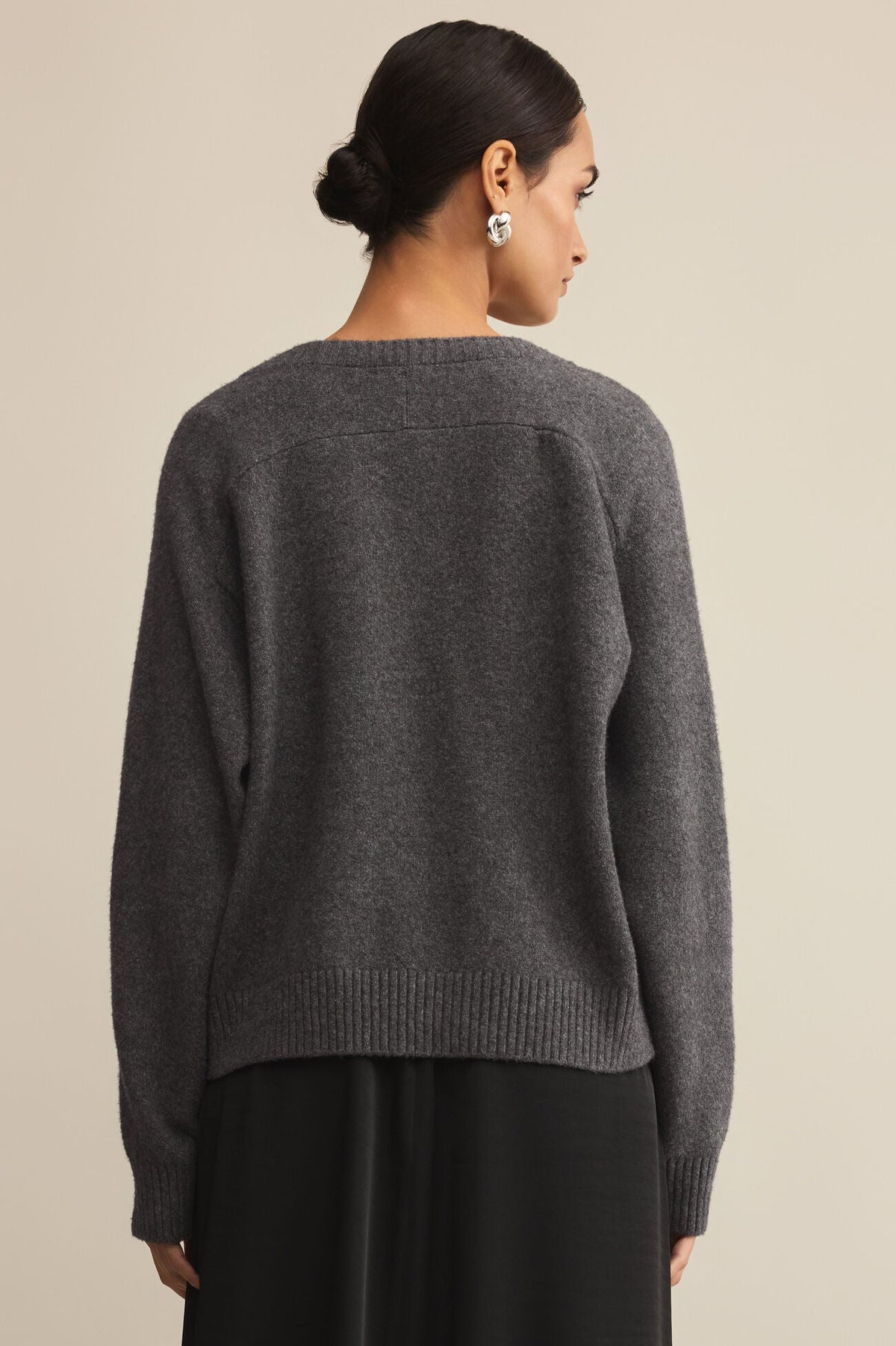 Eloise Sweater | Charcoal Heather, Natural Heather