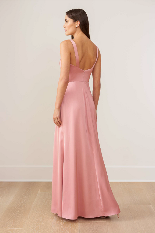 Jasmine B263017 Double Strap with Slit Lux Charmouse Dress