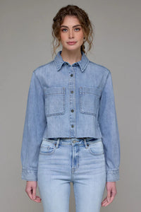 Cropped Denim Shirt | Vintage