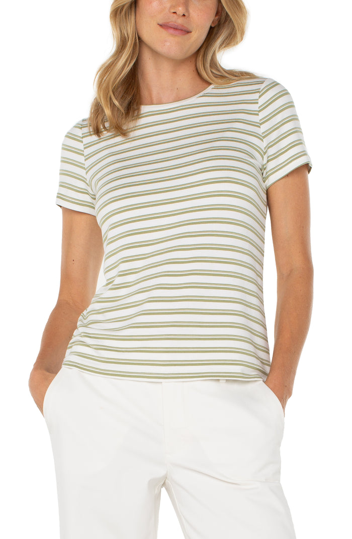 Crew Neck Classic Tee | Whipped Cream Lotus