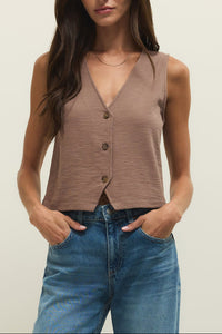 Noelle Texture Tank Top | Milk Shake
