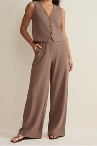 Andre Wide Leg Pant | Milkshake, Eclipse