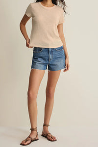 Junie Slub Tee Shirt | Multiple Colors