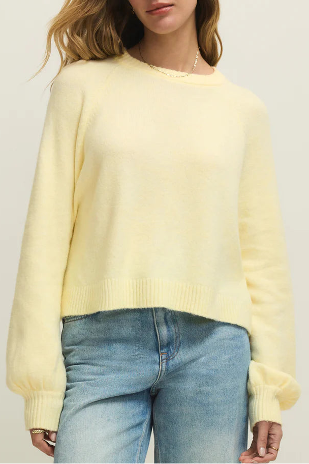 Coming Up Sweater | Blue Light, Pineapple