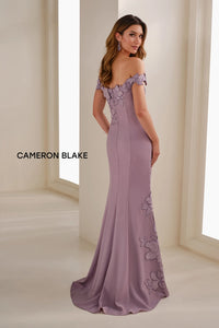 Cameron Blake CB901 Floral Applique with Slit