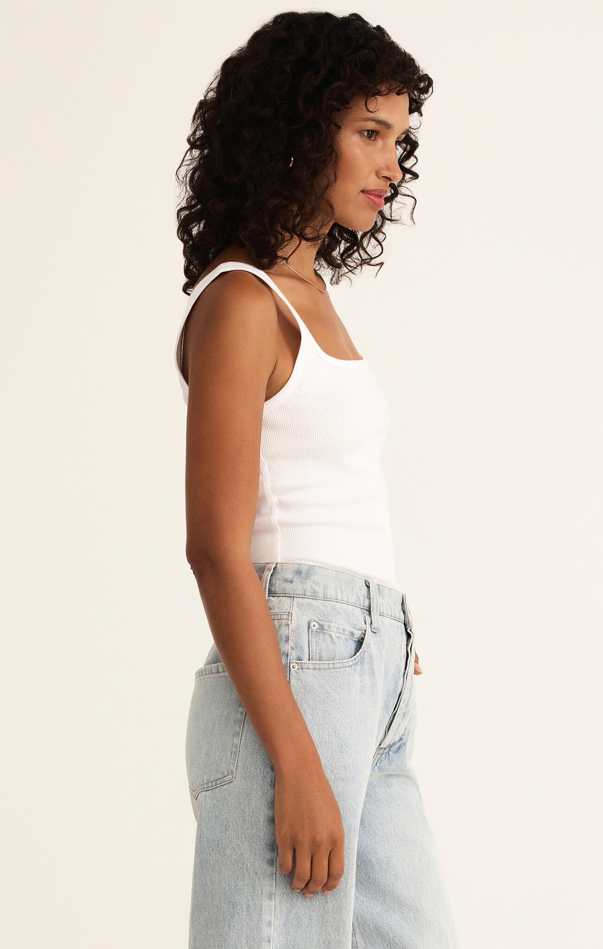Dayna Tank | Black, Guava Fresca, White