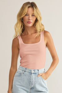 Dayna Tank | Black, Guava Fresca, White