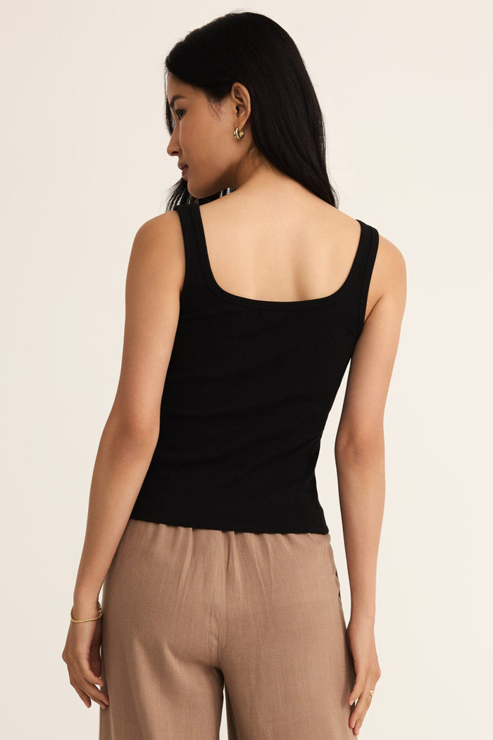 Dayna Tank | Black, Guava Fresca, White